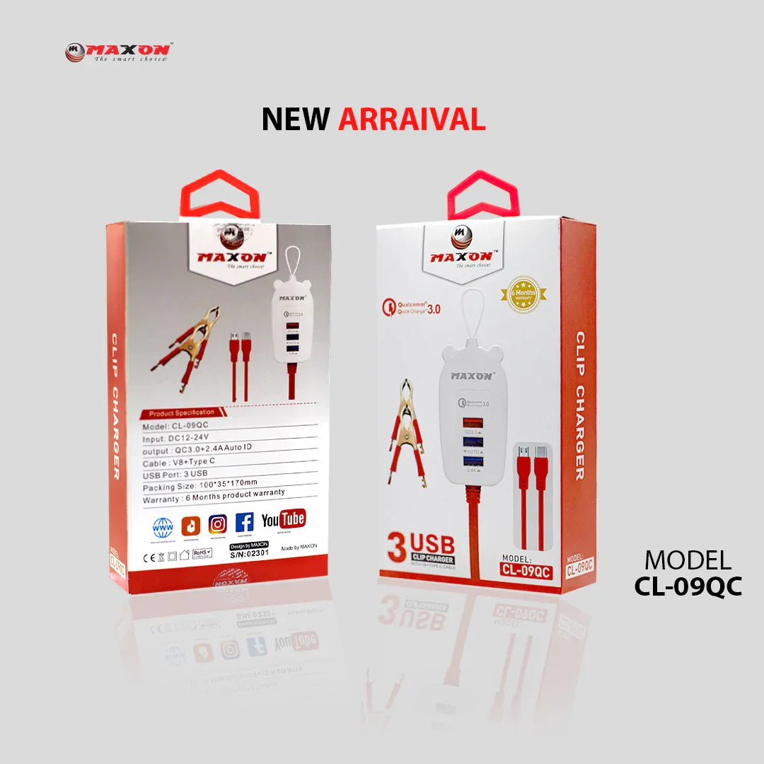 Maxon CL-09QC Clip Charger