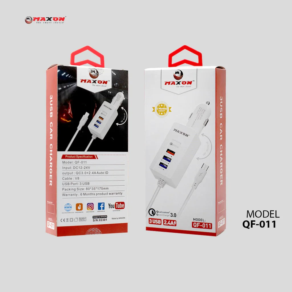 QF-011 QC3.0 Fast Car Charger