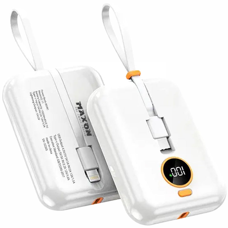 Maxon Q-11 Mini Power Bank | 65W | 10000mAh